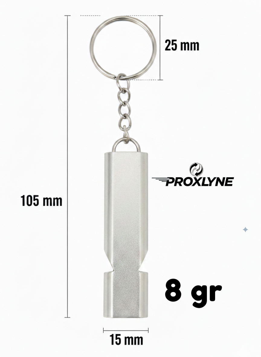 150 dB Acil Durum İmdat Düdüğü + Tek Kullanımlık Glow Stick Acil Durum Işığı