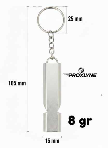 150 dB Acil Durum İmdat Düdüğü + Tek Kullanımlık Glow Stick Acil Durum Işığı